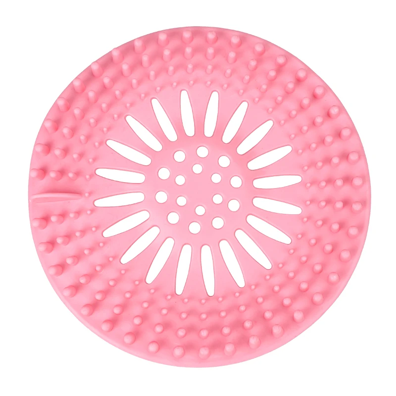 Hot Sale Durable TPR Hair Stopper Shower Drain Covers For Bathroom Bathtub and Kitchen