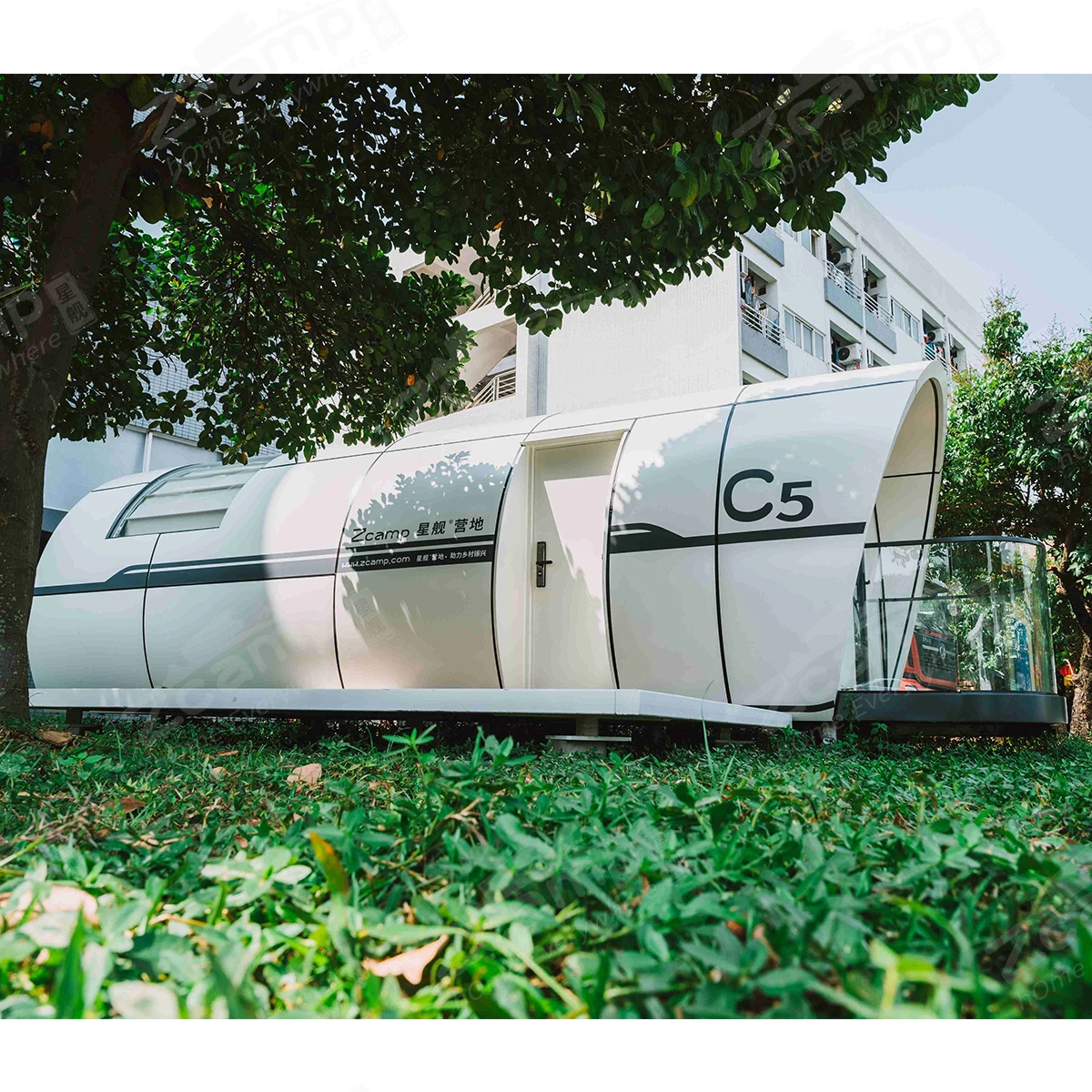 Zcamp C5 Prefab House Boat Luxury Floating Hotel Other/ Tiny Houses Modular Villa/ 2 Bedroom Prefab Homes Ready To Ship