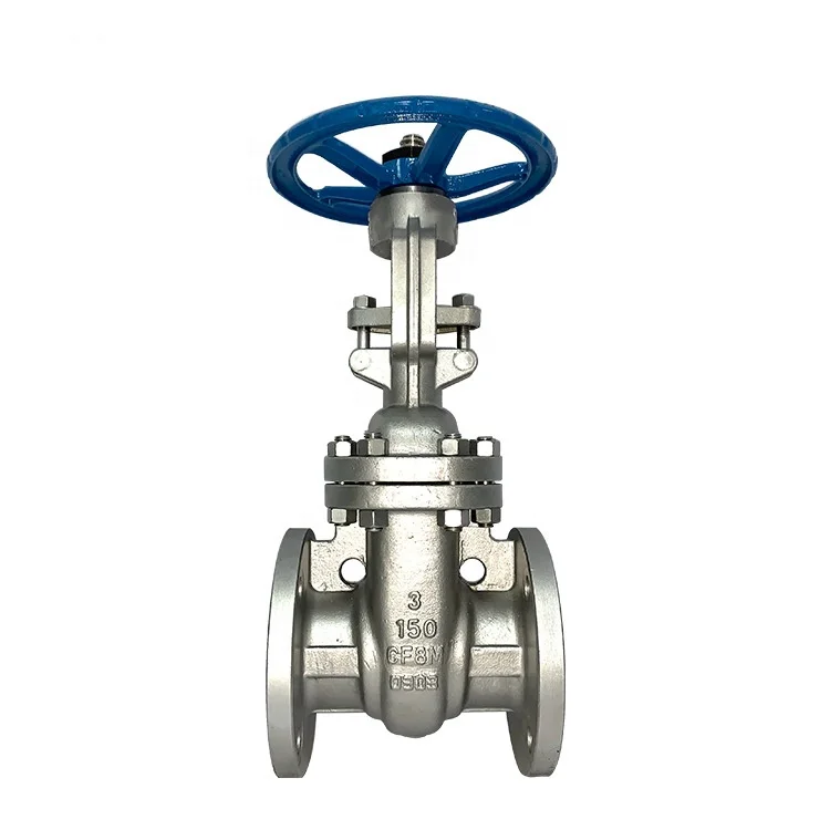 CF8 SS  CF8M CF3 CF3M Stainless steel solid wedge gate valve