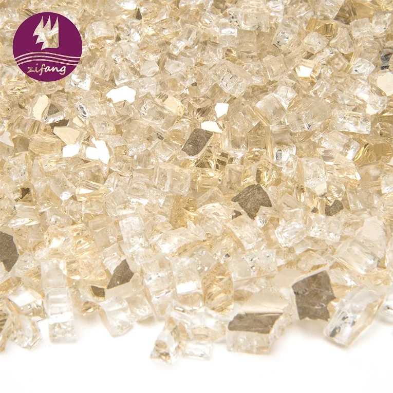 Wholesale Reflective Fire Glass Colorful Fire Glass Nugget