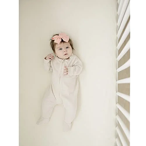 100% Cotton Fitted Crib Sheets Soft and Breathable Bedding for Boy or Girl for Standard Crib Mattress