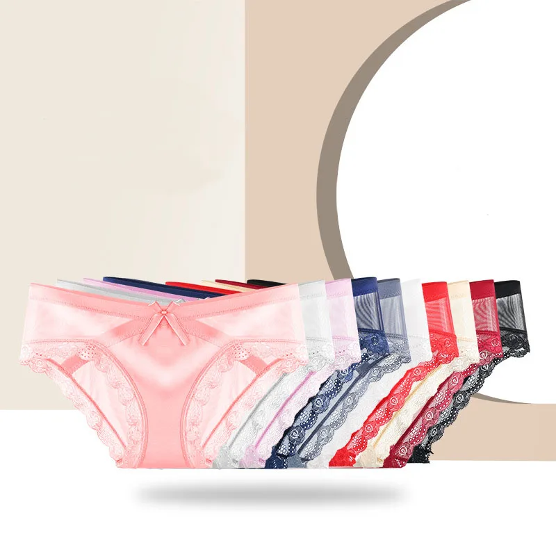 china wholesale cheap price printed custom logo womens sexy underwear