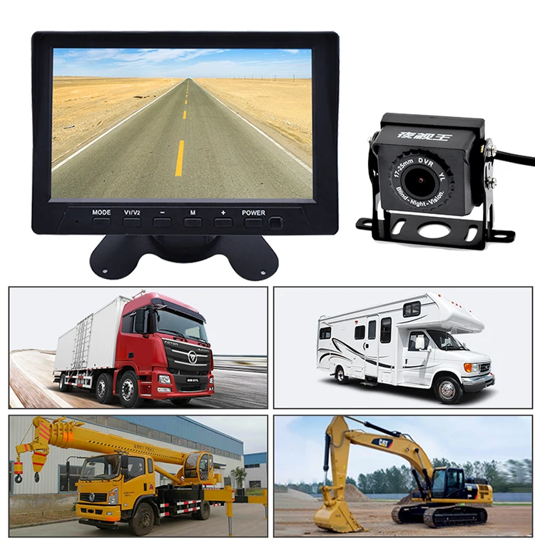 Factory price 7 inch hd tft lcd car rearview