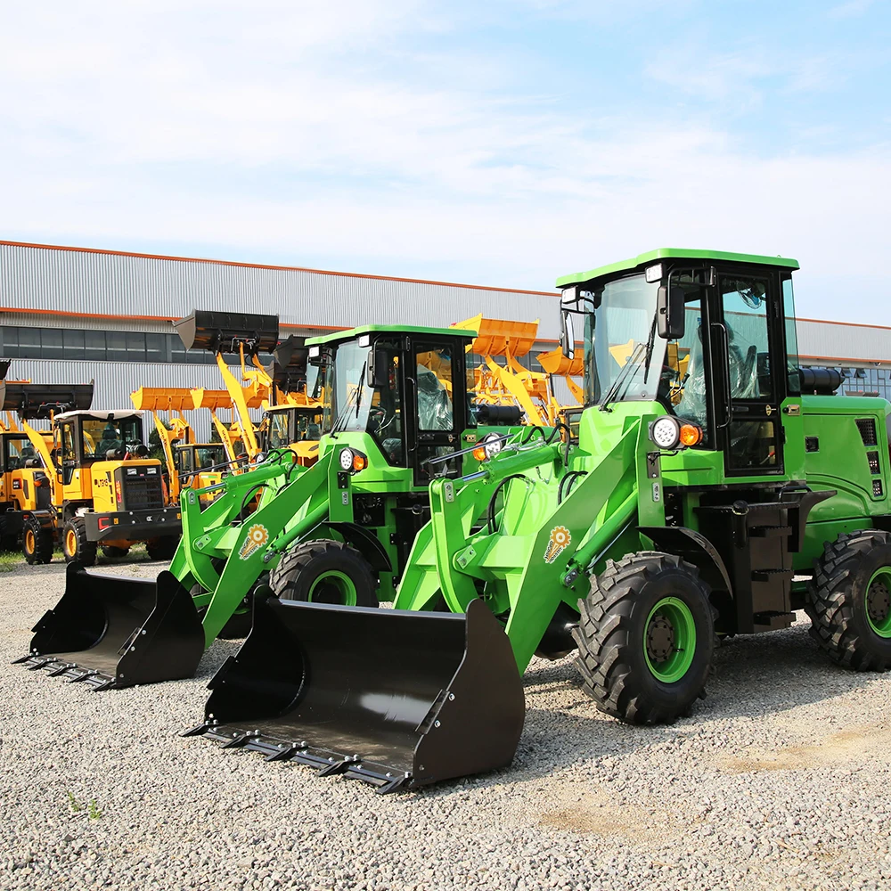 Loader Factory Brand New Construction Machinery Loader 1.2 Ton Mini Front End Diesel Telescopic Wheel Loader