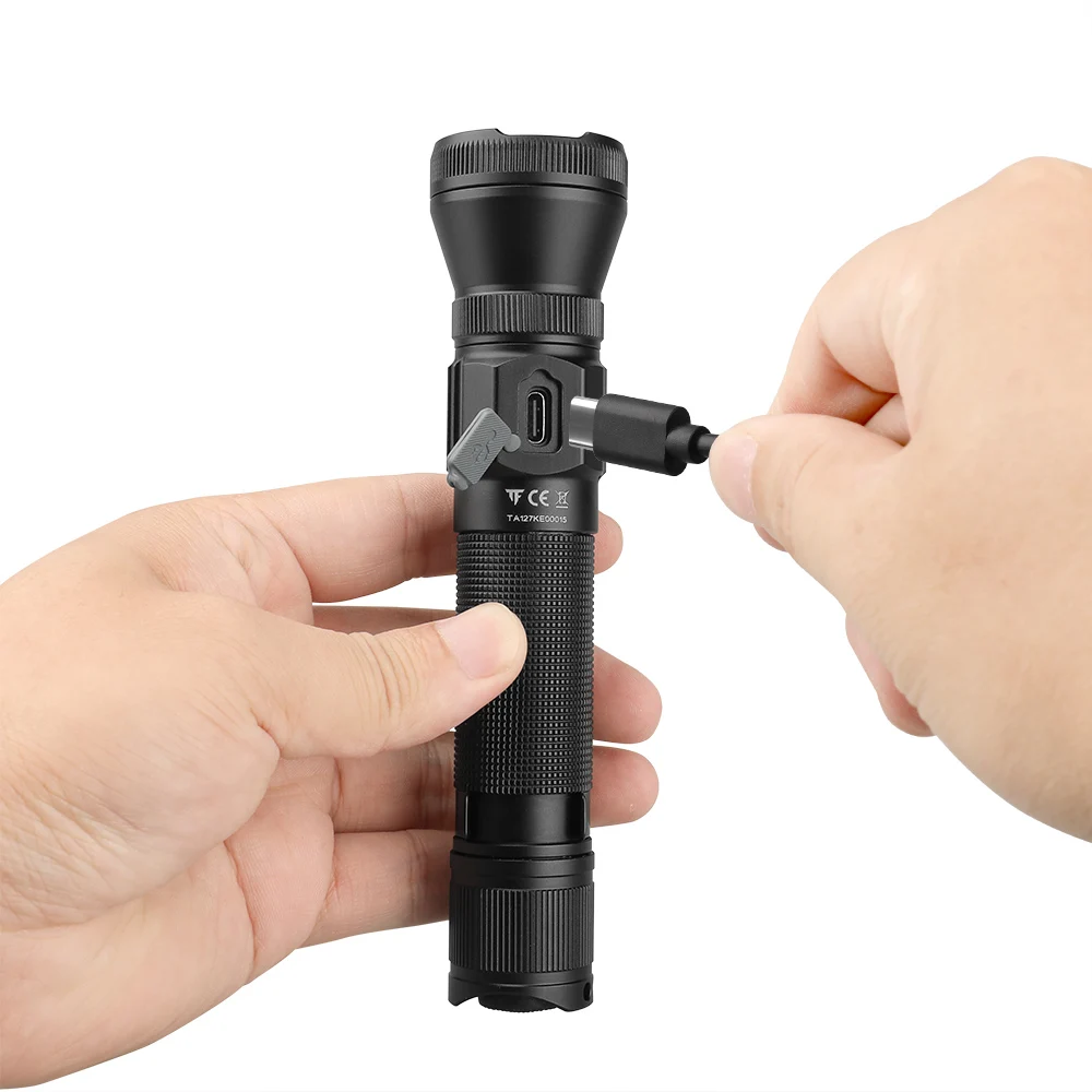 TrustFire T15R LED Climbing Flashlight Long Distance Waterproof 1800Lumen Tactical Flashlight