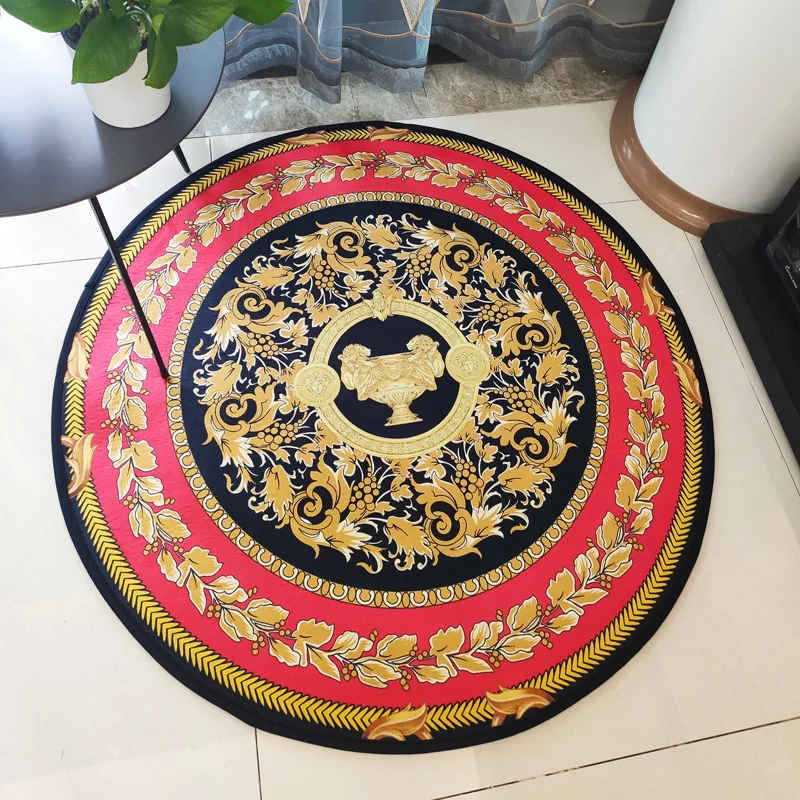 Wholesale Custom Circular Floor Carpets Round Large Area Rugs Living Room Home Coffee Table Mats