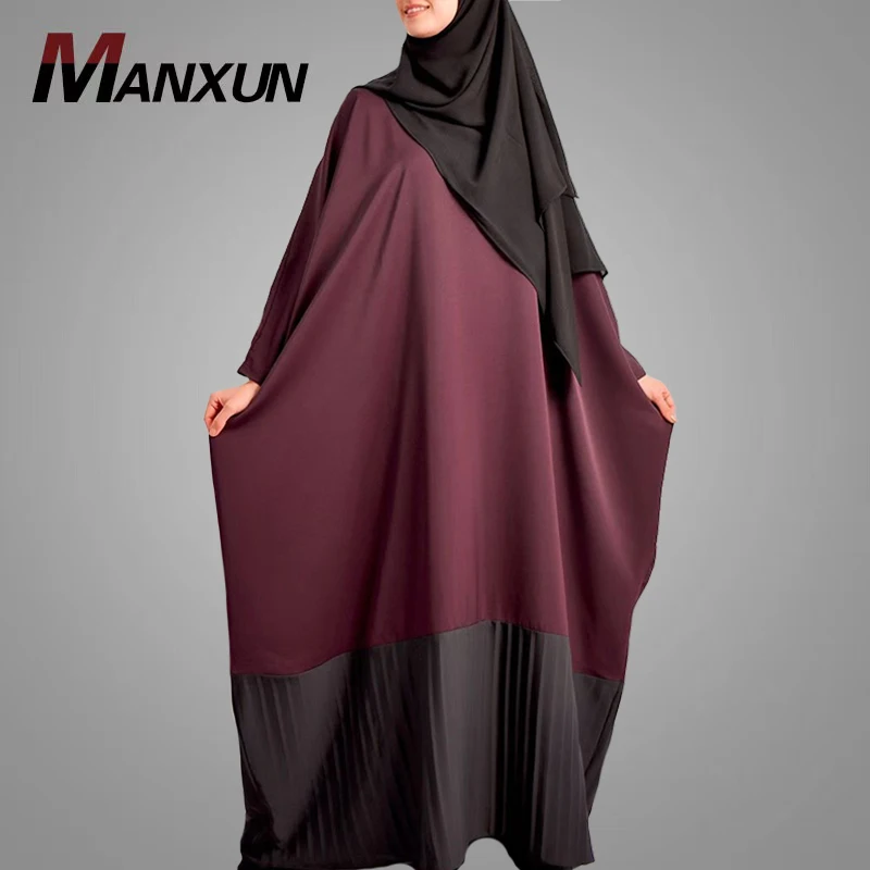 Eid Abaya Latest Plus Size Islamic Women Clothing Dubai Saudi Arab Hot Selling Balloon Sleeve Kaftan Dress Abaya Jilbab