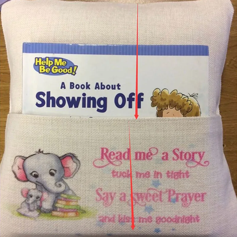 16*16 Inches Sublimation Printable Pocket Linen Pillow Case DIY Custom Christmas Throw Pillow Case Cover