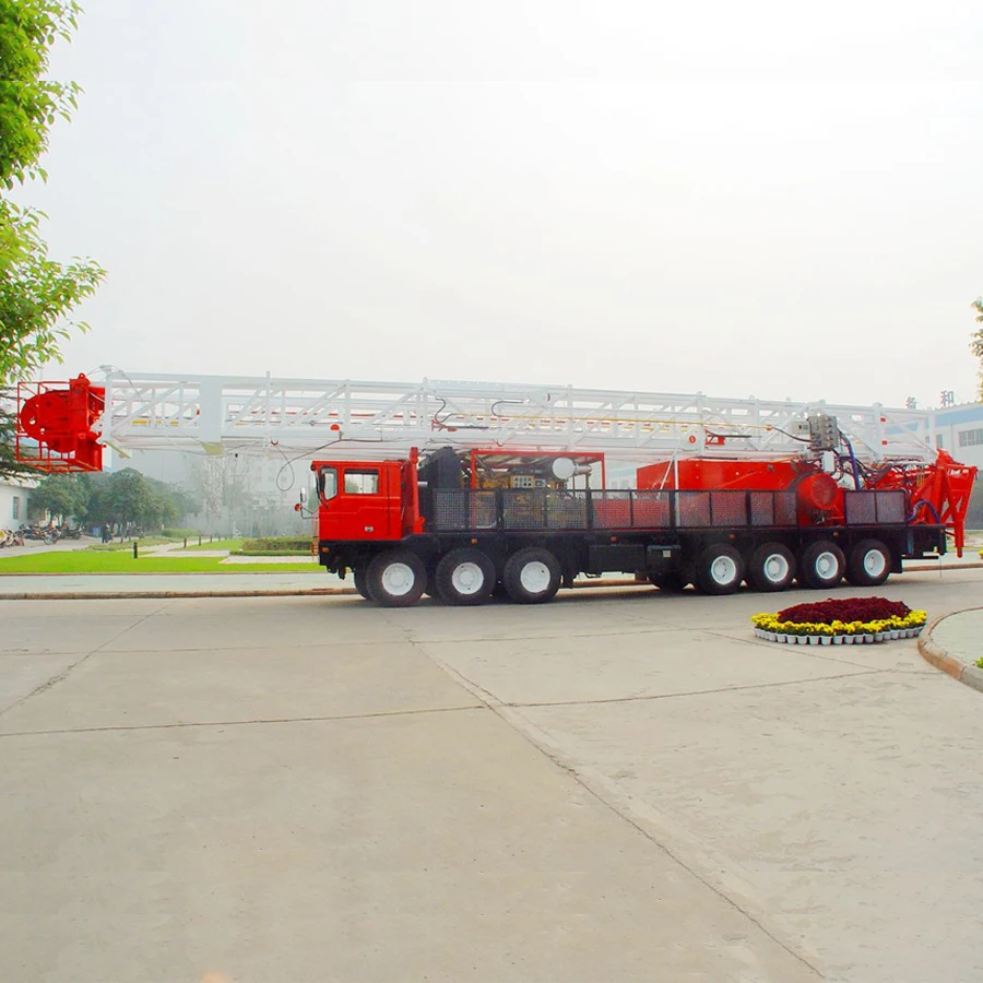 RG Petro Intelligentized automation smart  truck-mounted drilling rig and  Workover Rig XJ150