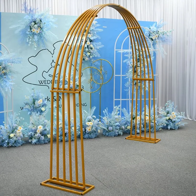 2024 new 2.85M*3M wedding props Chinese screen wedding scene stage background window decoration wrought iron arch.