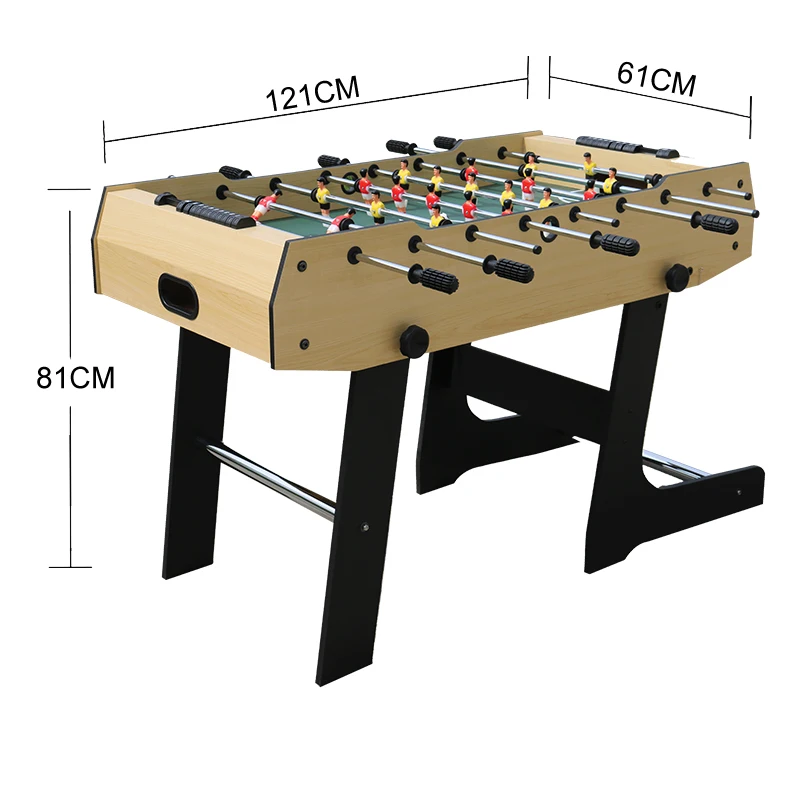 4FT MDF Foldable Soccer Table Kicker Baby Foot Football Table Foosball Indoor High quality game table for home High Quality