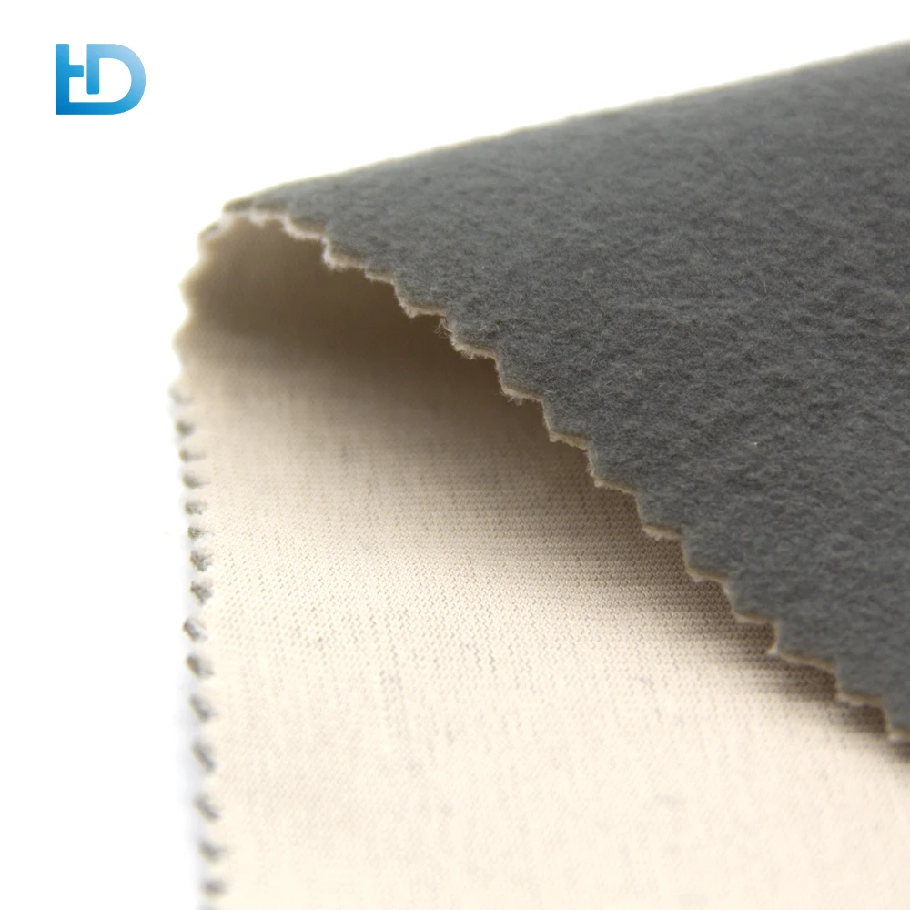 Factory Supply Promotion Comfort Touch Custom RHOS FCC Gray Polyester Flannel Fleece Fabric For Upholstery