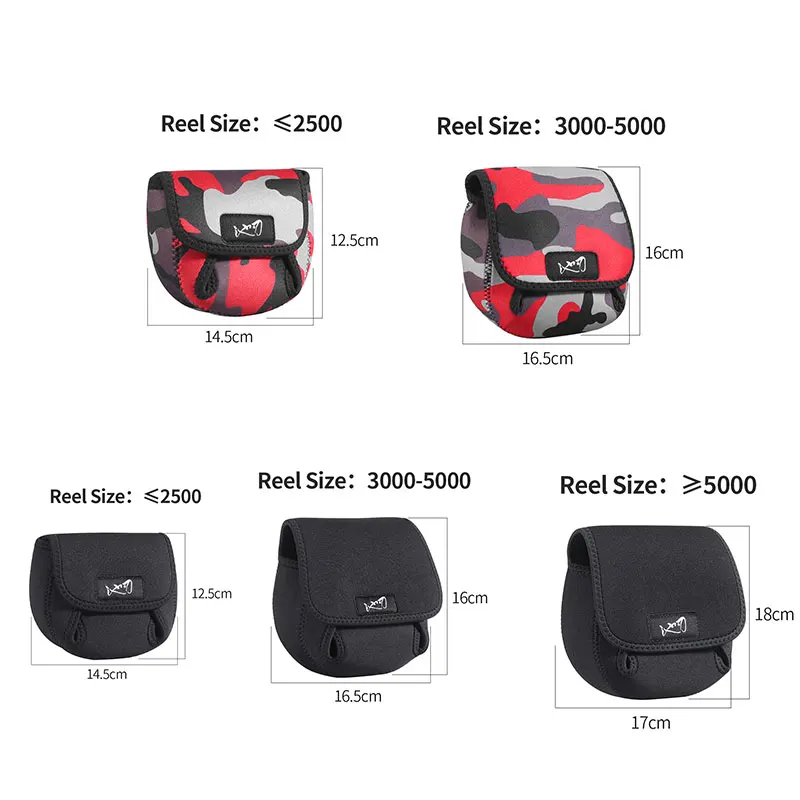 LINNHUE Fishing bag AE Protective Gear Waterproof  Cover Spinning Baitcasting Fishing Reel Bag