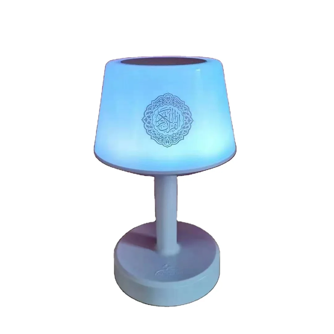 New LED Touch Lamp Quran Speaker Digital Quran Speaker for Muslim Gift OEM Box Multi-language quran speaker desk lamp