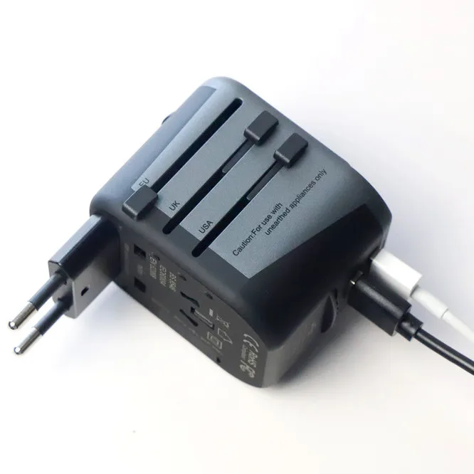 Multifunction Travel Adapter Travel Wall Plug Adaptor Universal laptop fit all model electronics accessories plug supply power