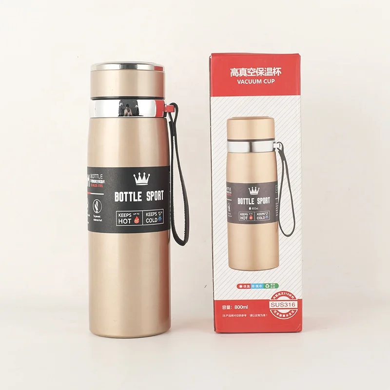 Custom Termo Digital 600/800/1000ml 316 Stainless Steel Double Wall Smart Temperature Display  Vacuum  Termo Flask cup
