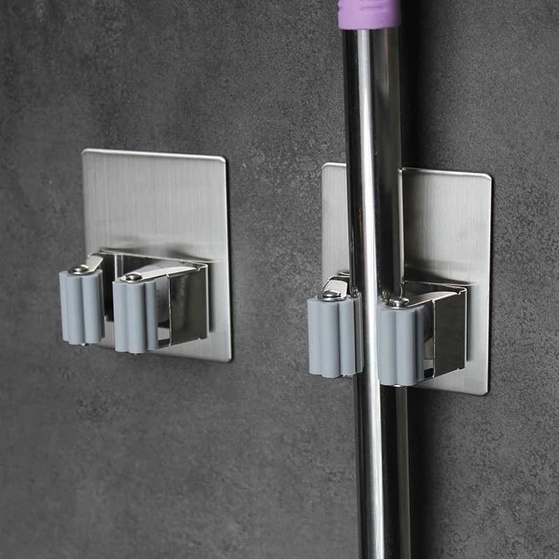 Заводской производитель высокое качество металлическая швабра и веник держатель из нержавеющей стали Швабра зажим аксессуары