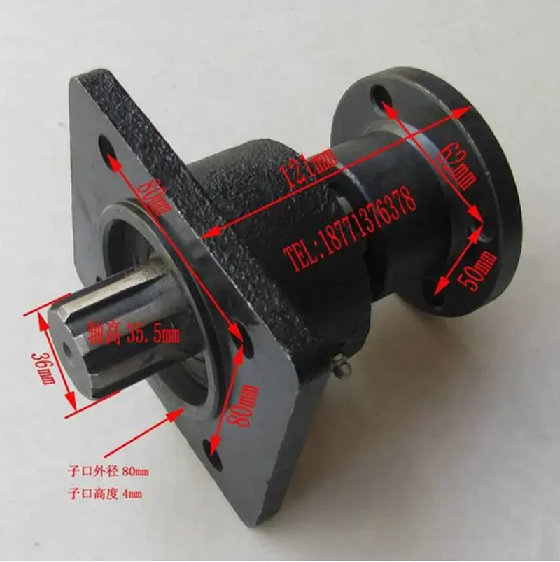 Sprinkler truck special parts Take-off converter disk Output converter Hyva pump 8 spline coupling