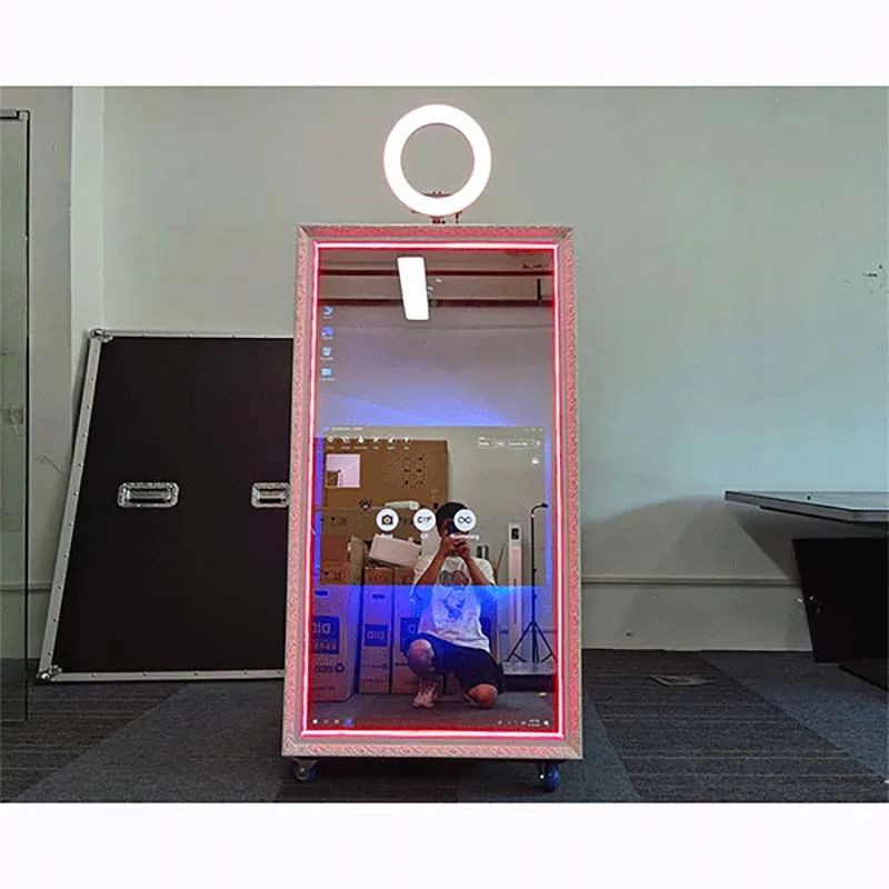Interactive Selfie Mirror Me Photo Booth Selfie Video Free Accessories Photo Booth Kiosk Photo Booth Photobooth Mirror Ph