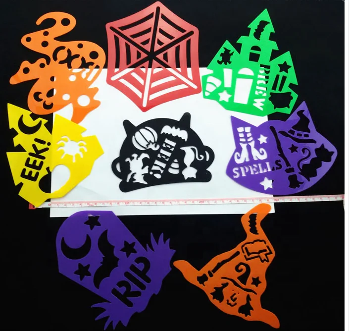 Cheap price pp drawing stencil customized design  plastic painting stencils for kind