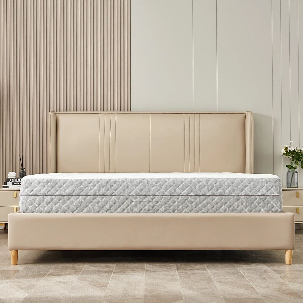 Euro Top Design Queen King All Size Soft Comfortable Memory Foam Pocket Spring Latex Roll Packing Mattress for Adults