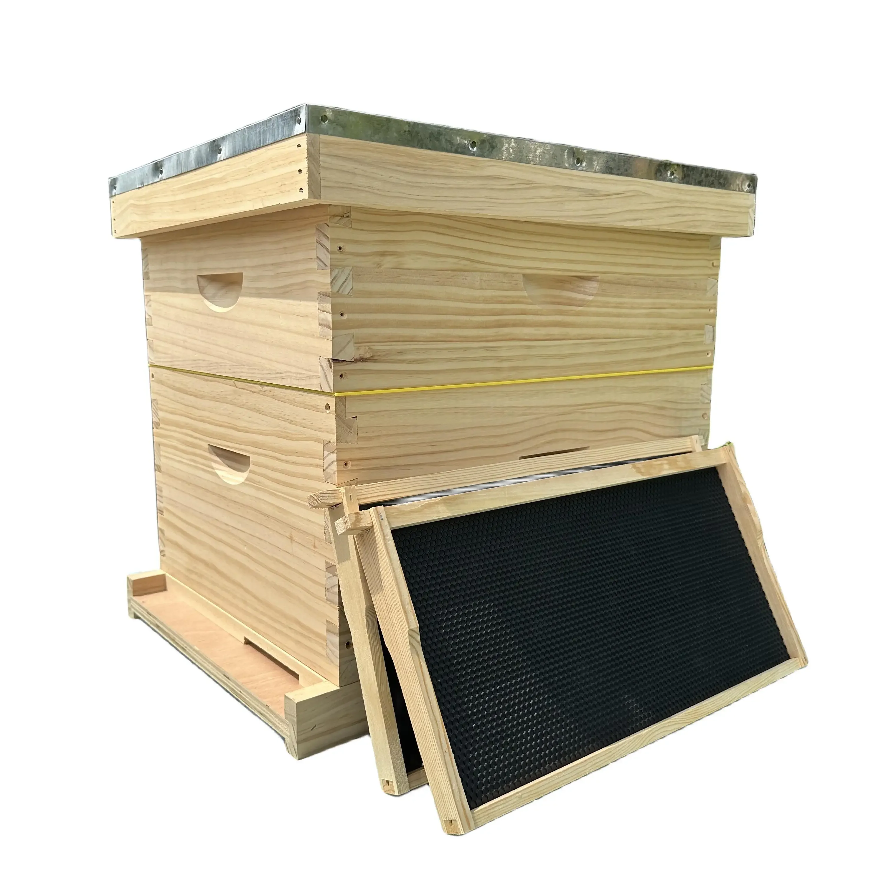 Beekeeping Equipment Pine Wood Bee Hives 10 Frames for Wooden Dadant Beehive