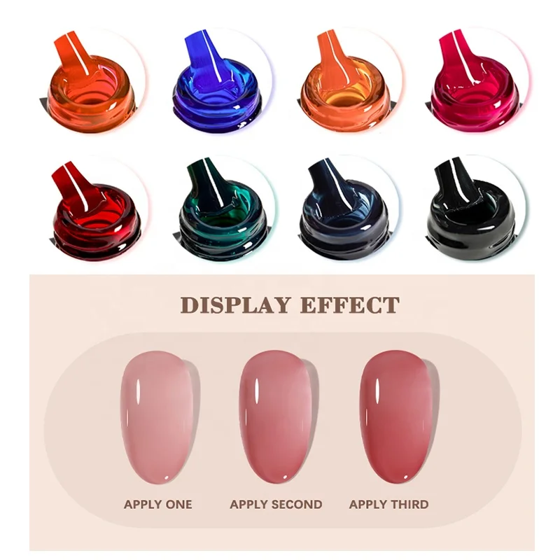 New Arrival Jade Jelly Gel Easy Soak Off Gel Nail Polish Suppliers