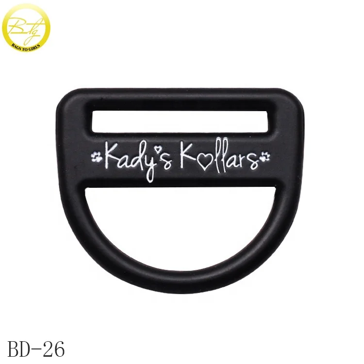 Wholesale high quality d ring fitting gumetal adjustable metal d buckle for bags accessories