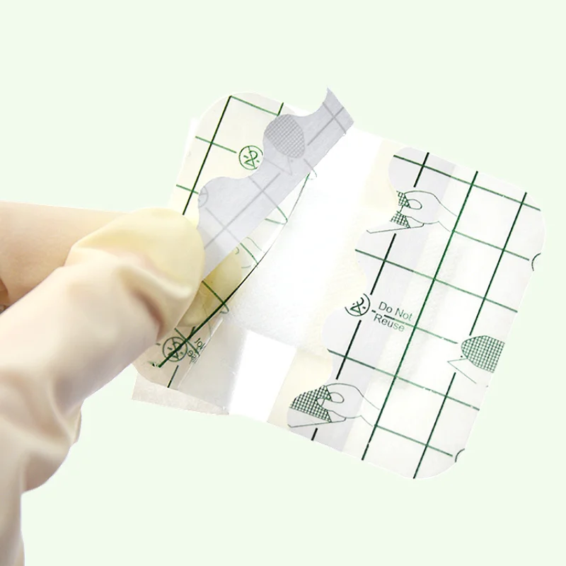 High Quality Waterproof Dressing Pu Wound Dressing With Pad Medical Island Dressing