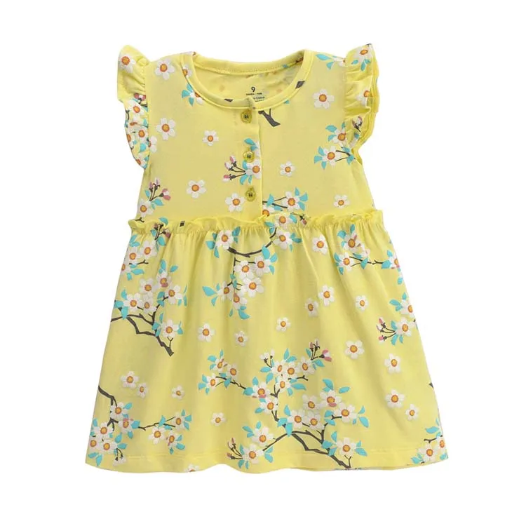 100% cotton summer children girl dress baby girl skirts