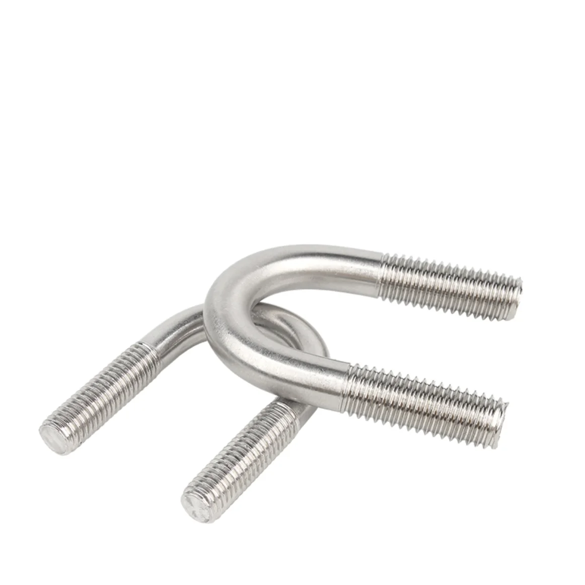 Din3570 Stainless steel 304 316 U Bolt Clamps Rope Clamp U bolt M10 Flat Fastener Drop Forged Bolts and nut
