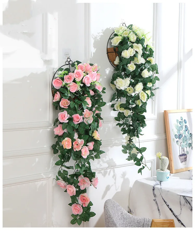 Artificial Flower Wall Hanging Wall Decoration Wedding Decoration Silk Flower Artificial Rose Flower