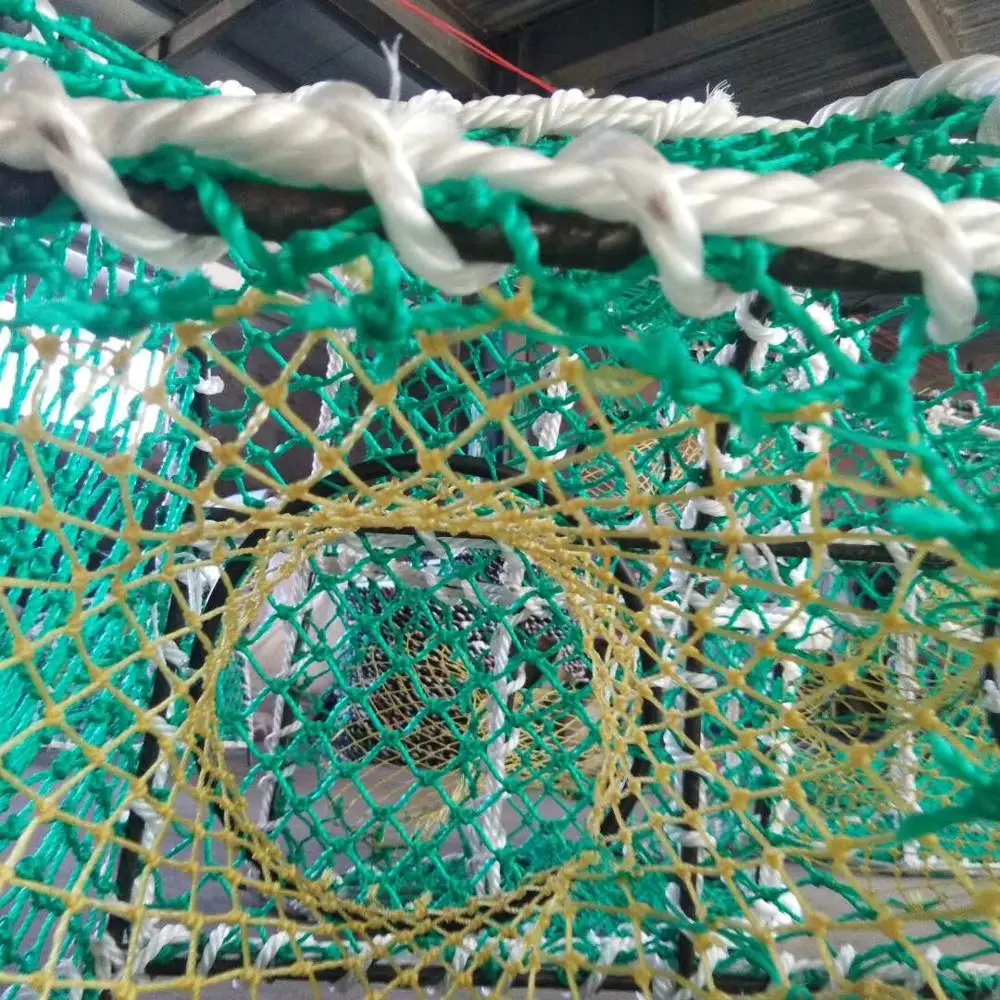 Strong Rope Bumper Plastic-coated steel wire Black Crock Noti Crab Traps Creels Pot for Ireland Market