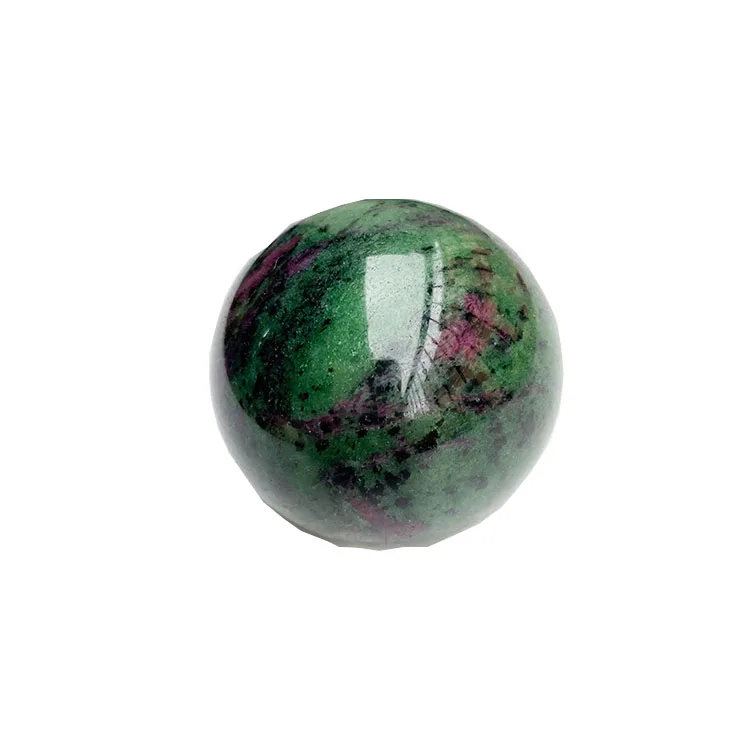 
Wholesale natural green ruby in crystal ball home decration 