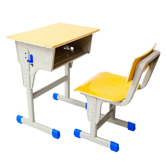 School furniture suppliers primary school student tables mdf school desk and chair