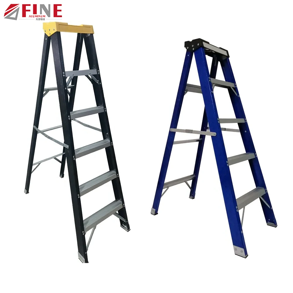 Grade 1 Frp Ladder Fiberglass 3 4 5 6 7 Steps Step Ladder