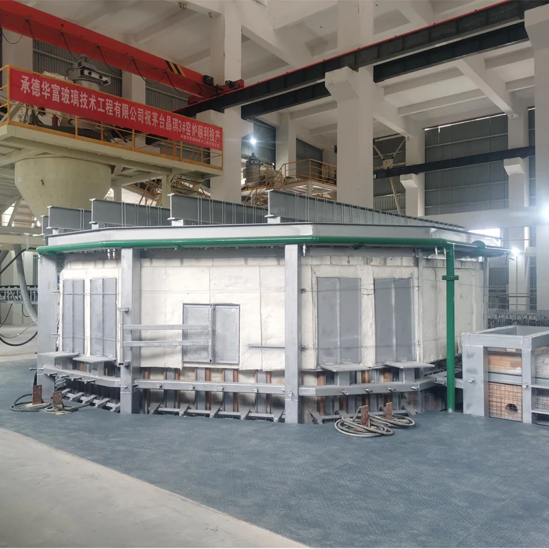 Soda-lime glass led tube light manufacturing machine sodium silicate electric furnace production plant