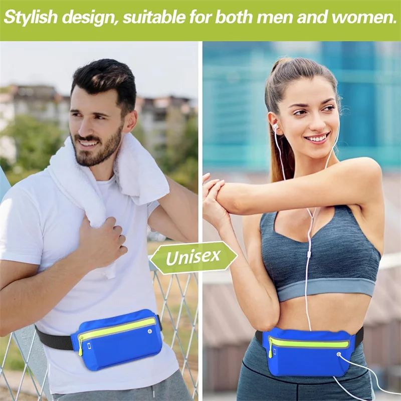 Flexible Reflective Strip For Workouts Adjustable Elastic Strap Running Belt
