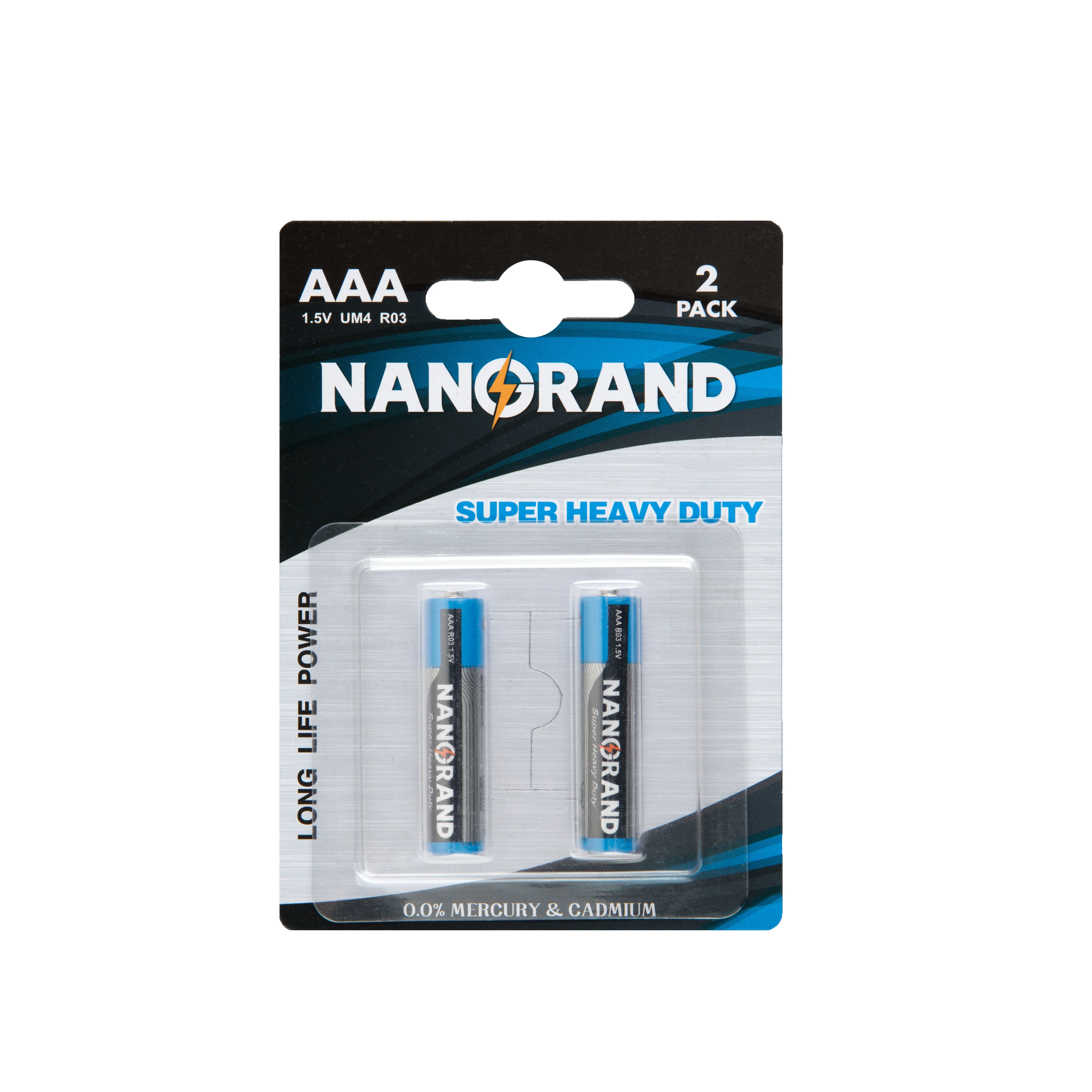 Free sample wholesale NANGUANG r03 1.5v aaa battery um4 carbon zinc battery for toy and remove control