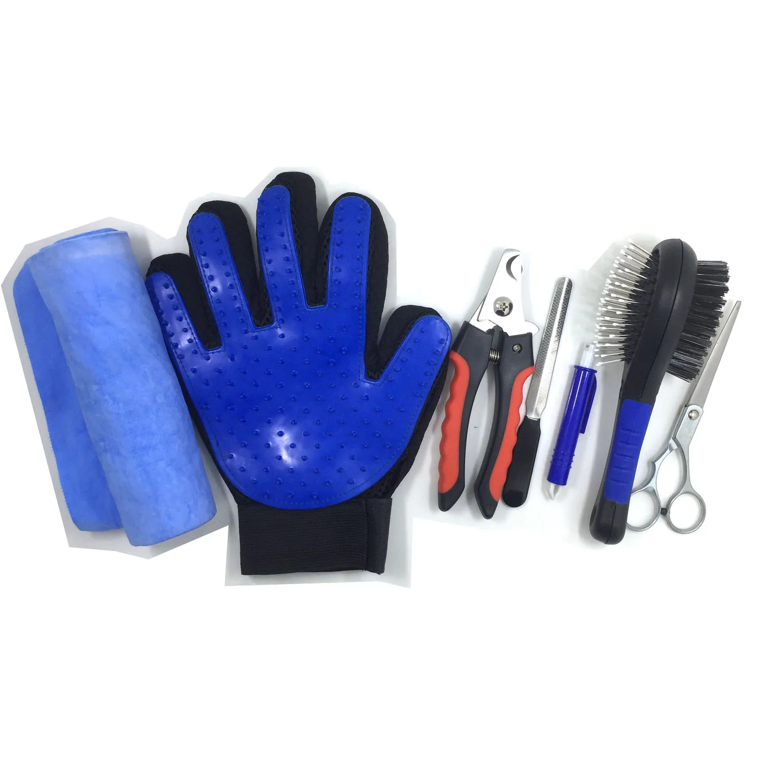 Wholesale Pet Products Dog Grooming Kit Cat Brush Comb Set