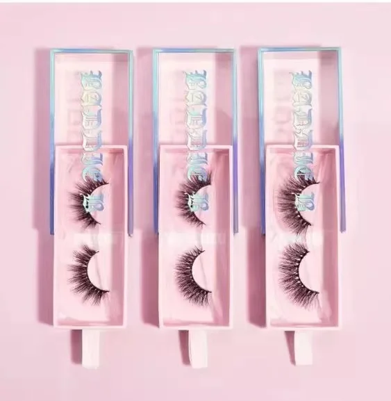 Wholesale False Eyelashes mink lashes With faux mink lashes lash packaging