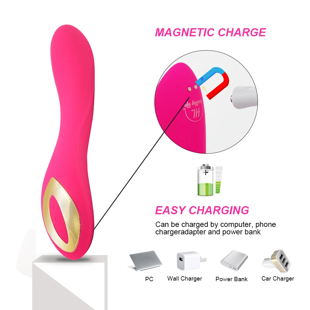 USB magnetic Rechargeable sex product toy sex adult vagina sex toy, g spot vibrator for girls