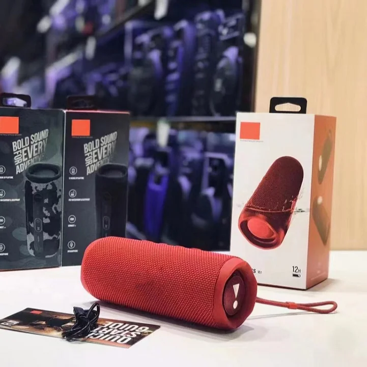 USA Warehouse 2023 Waterproof Bass Professional Audio Subwoofer Party DJ Wireless BT 5 Flip 6 Mini Portable Speaker