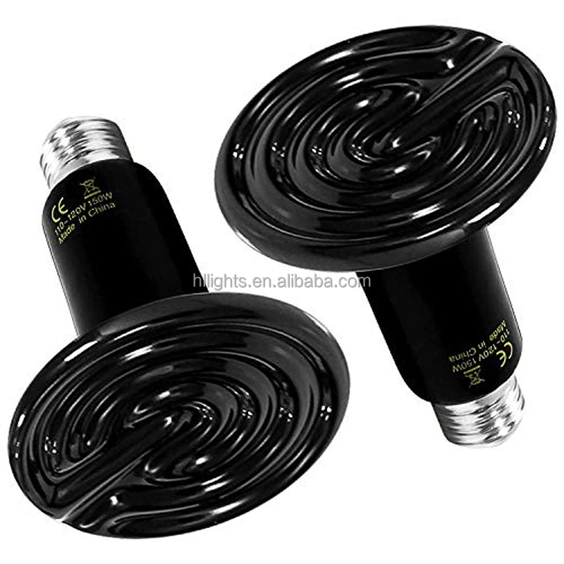 ceramic heating element night use E26 E27  infrared heat lamp for poultry farming pets