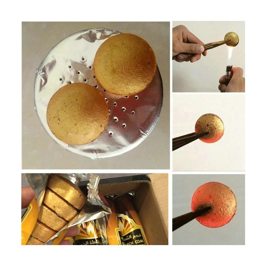 Волшебный золотой порошок карбонизированный золотой серебряный фонарик угольный круглый уголь