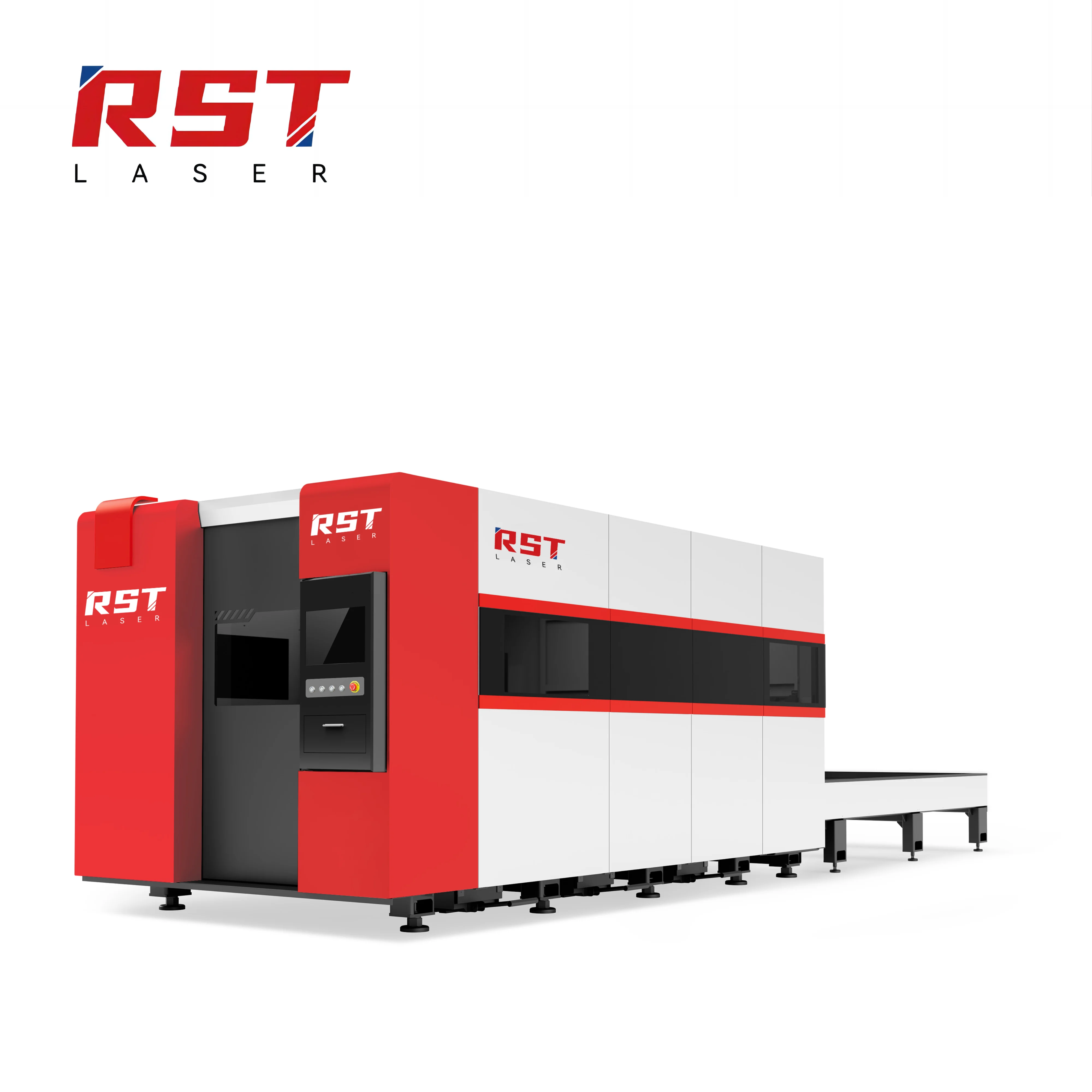 Exchange Table Fiber Laser Cutting Machines 3000W Metal Sheet Laser Cutters With Whole Cover
