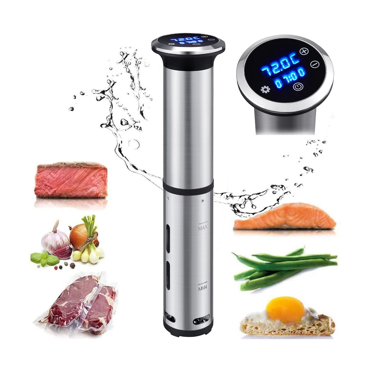 OEM Hot Sale Portable 100-240V WiFi App Operation cuisine machine mini cooker slow vacuum cookers