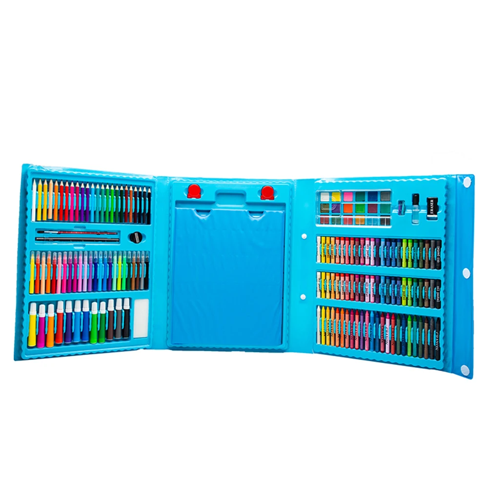 Набор экологически чистых цветных карандашей, 208 цветов, Новое поступление безопасных карандашей из ПВХ и цветных книжных маркеров