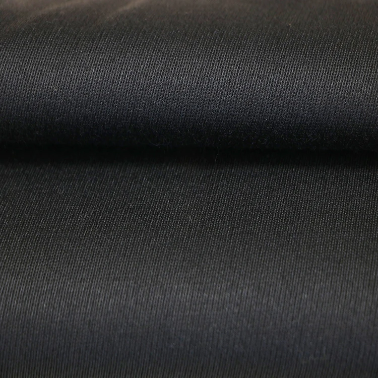 Black  Wool Fabric Gabardine Woolen Fabric  For Suit W-045
