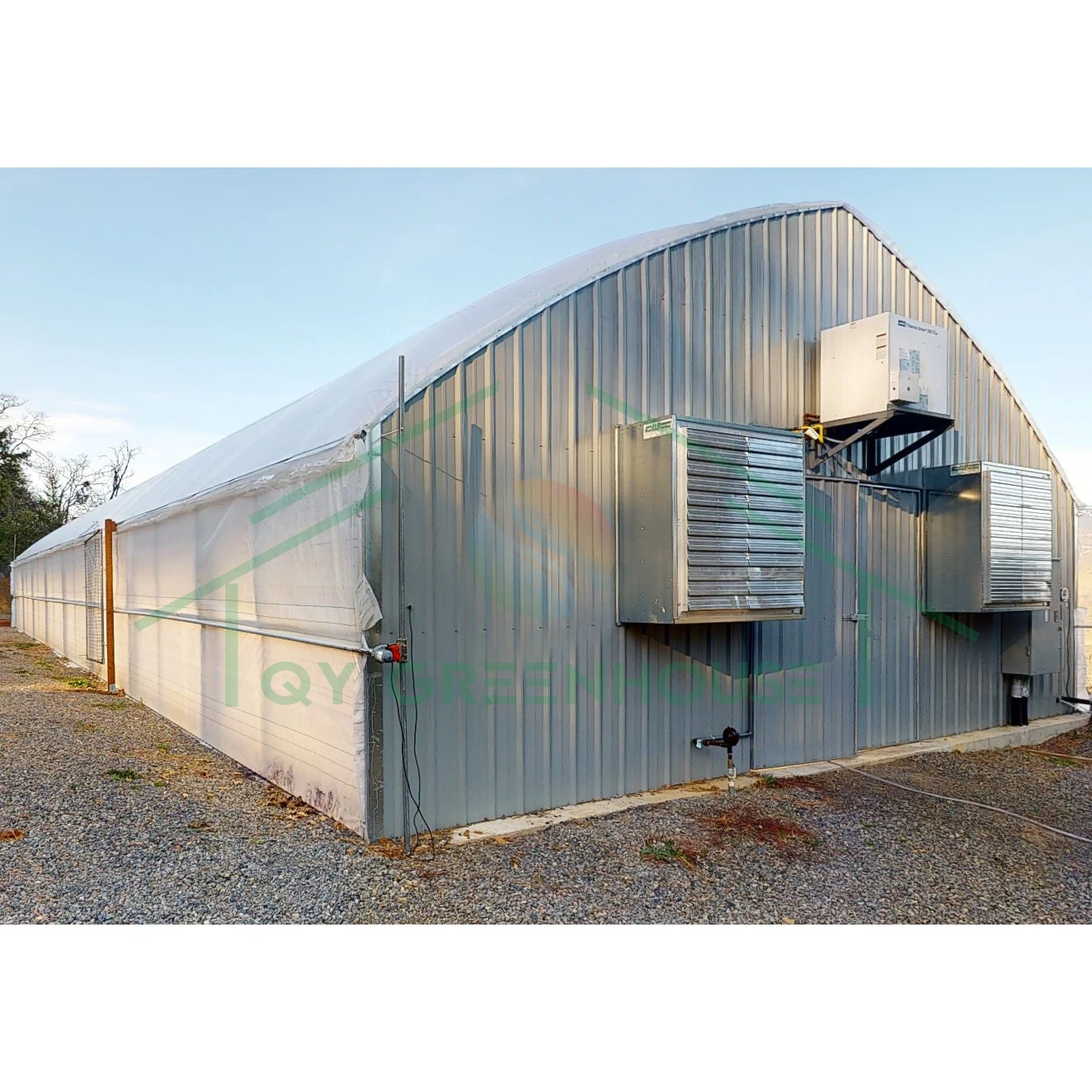 32m*24m Multi-Span Film Light Deprivation Greenhouse Blackout Greenhouse